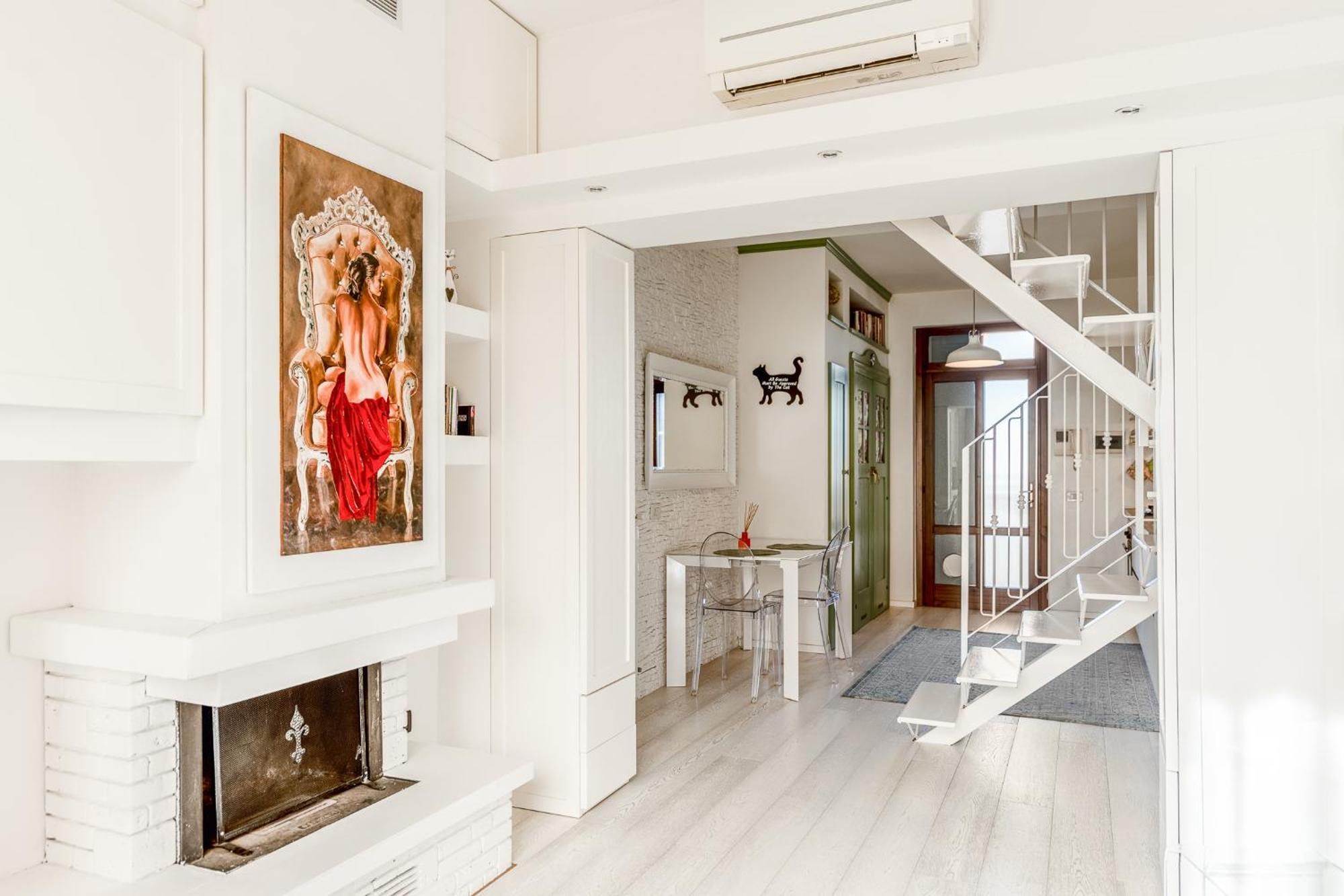 Ferienwohnung Bright Loft - Free Private Parking Mailand Exterior foto